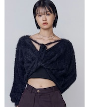 バッククロス2WAYニット