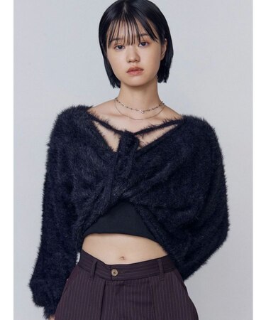 バッククロス2WAYニット