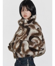 シングルミニボアブルゾン