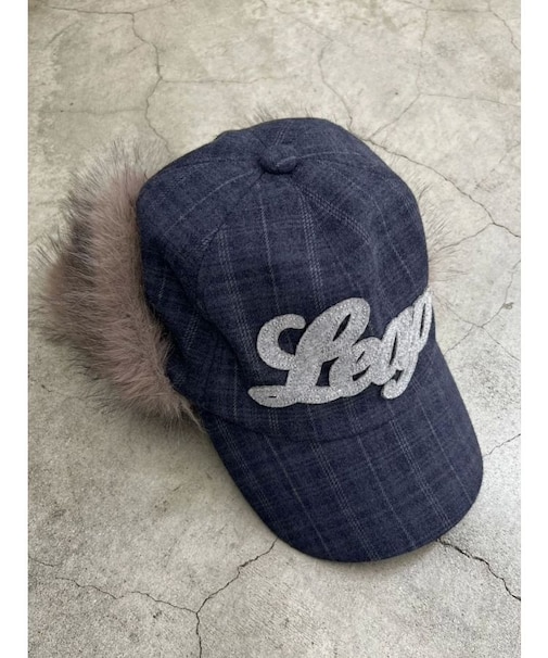 フェイクファーイヤーフラップウールキャップ