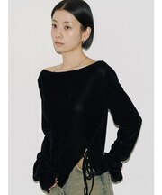 【VEQUM】SIDE TIE TOP