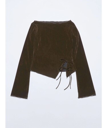 【VEQUM】SIDE TIE TOP
