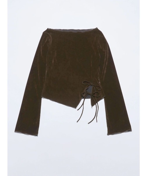【VEQUM】SIDE TIE TOP