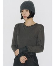 【VEQUM】SKIN FIT LONG SLEEVE TOP
