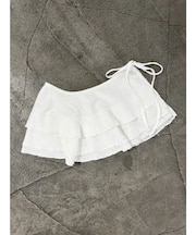 ニットレースラップスカート