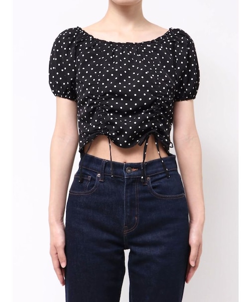 2WAY STRING RIBBON TOP