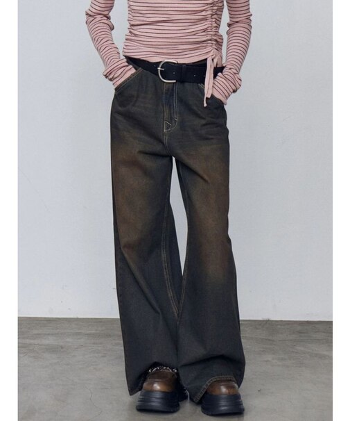 ワイドルーズジーンズ