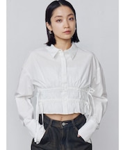 サイドリボンストリングシャツ