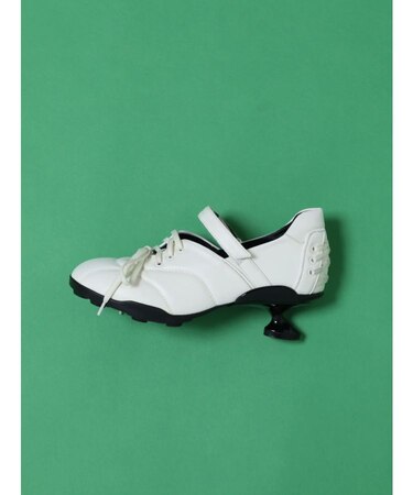 レースアップヒールスニーカー