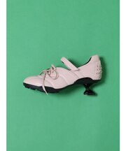 レースアップヒールスニーカー