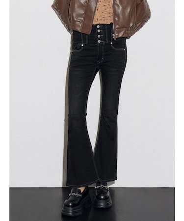 スーパーハイウエストフレアパギンス