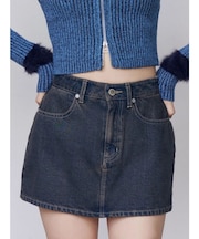 デニムマイクロスカート