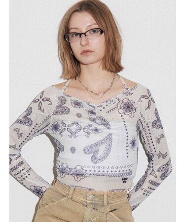 ストラップシアートップス