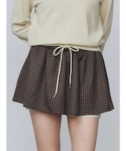 レイヤードフレアスカート