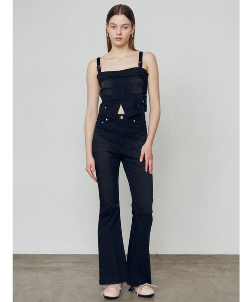 デニムキャミサロペット