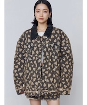 ワイドオーバーデニムブルゾン