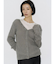 【VEQUM】WAVING V NECK KNIT