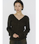 【VEQUM】WAVING V NECK KNIT