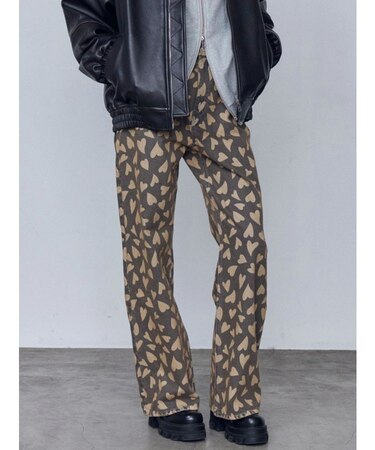 ミッドワイドジャストウエストジーンズ