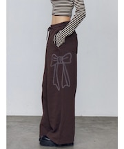 リボングラフィックスウェットパンツ