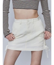 レースアップミニスカート