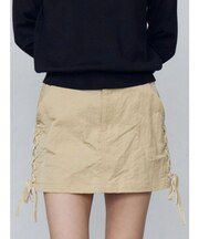 レースアップミニスカート