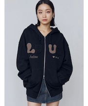 ロゴパッチオーバーフーディ