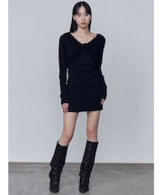 クロップドカーディガンセットアップ