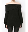 TUCK OFF SHOULDER KNIT