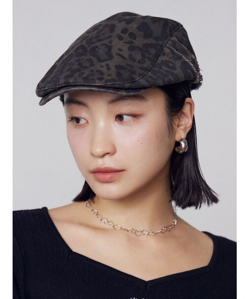 プレートツイルハンチングキャップ