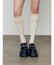 SHEER SWITCHING HIGH SOCKS