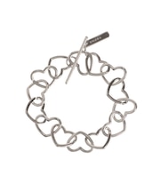 ハートチェーンブレスレット