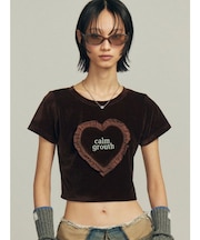 ハートフリルロゴTシャツ