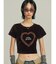 ハートフリルロゴTシャツ