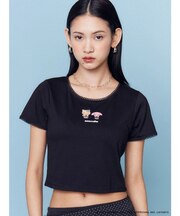 【日焼けHello Kitty&My Melody×EMODA】MINI LACE T/S
