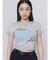 リボンプリントTシャツ