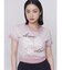 リボンプリントTシャツ