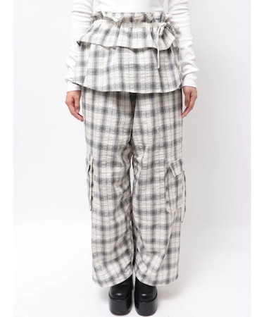 WRAP FRILL SET NYLON PT