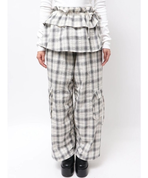 WRAP FRILL SET NYLON PT