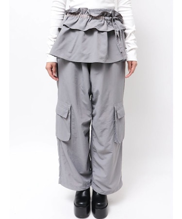 WRAP FRILL SET NYLON PT