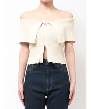 PLATING OFF SHOULDER KNIT