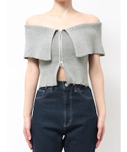 PLATING OFF SHOULDER KNIT