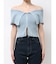 PLATING OFF SHOULDER KNIT