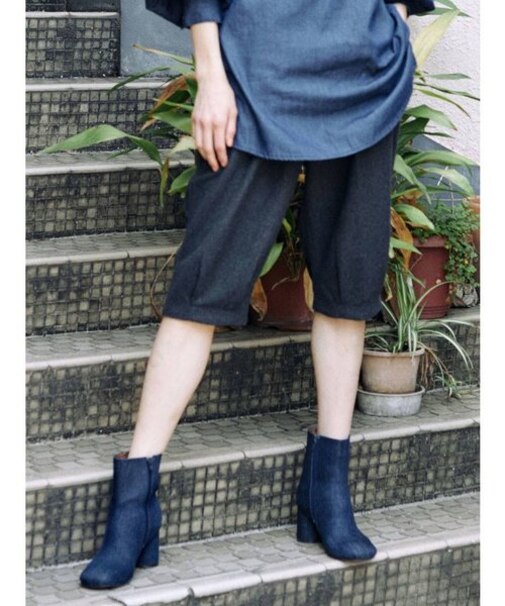 タックハーフパンツ