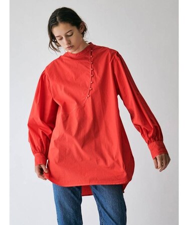 バイカラーステッチシャツ