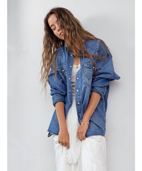 Wrangler別注 リメイクデニムシャツ｜アングリッドの通販｜&mall