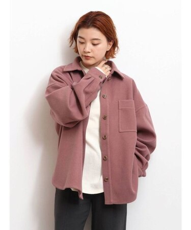 【WEB限定】起毛ルーズシャツ