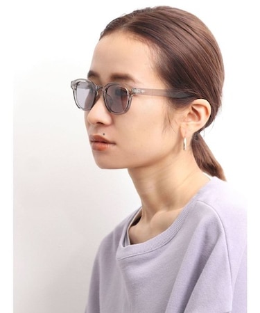 クリアフレームサングラス