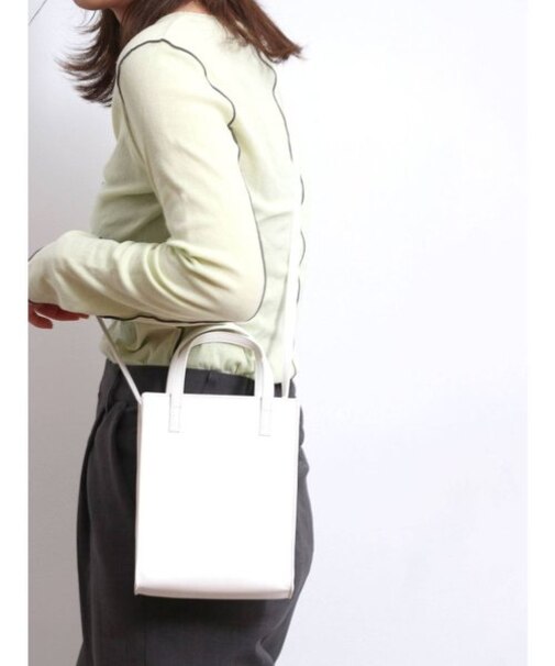 【WEB限定】フェイクレザーショルダーバッグ