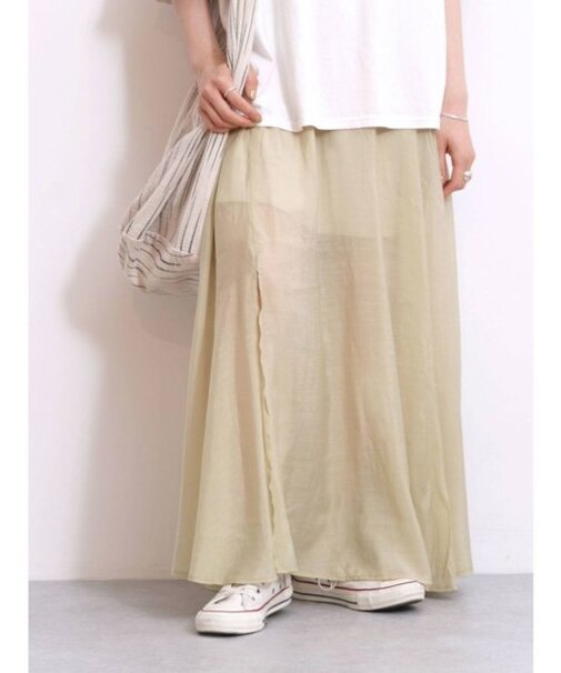 スリットシアーボリュームスカート